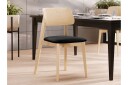 Ferrara Spisestol - Svart/Beige