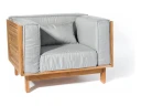 Skargaarden Skanör fåtölj Teak 105 x 90 cm Brun
