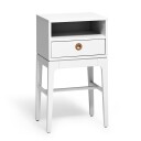 Mavis Höllviken Bedside Table Tall Legs Light Grey