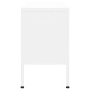 vidaXL TV-benk hvit 105x35x50 cm stål