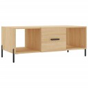 vidaXL Salongbord sonoma eik 102x50x40 cm konstruert tre