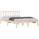 vidaXL Sengeramme heltre furu 160x200 cm