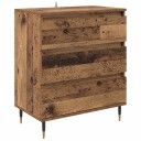  Serviesskap med skuff Gamle tre 60 x 35 x 70 cm Konstruert tre