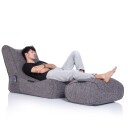 Ottoman Indoor Ottoman Luscious Gray