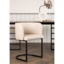 Venture Design Simrishamn spisestol Beige/svart Beige