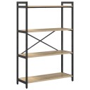  Bokhylle Sonoma eik 80 x 30 x 118 cm Konstruert tre