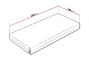 Arigna Fjærmadrass 180x200 cm -