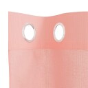  Voilegardiner med grommets 2 stk rosa 140x300 cm 8721158551160