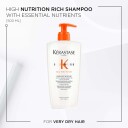 Kérastase Nutritive Bain Riche 500ml Nærende Shampoo for Tørt Hår