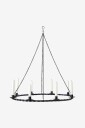 Ellos Home Lysekrone Rich Big Ø 60 cm Svart