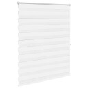 vidaXL Rullegardiner sebramønstret 120 x 175 cm hvit