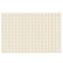 Vidaxl Vektdyne kremhvit 120x180 cm 9 kg stoff