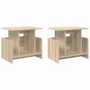  TV benk 2 pcs Sonoma eik 50 x 35 x 45 cm Konstruert tre