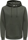 ONLY & SONS Onsceres Hoodie Sweat Noos   Khaki green   XS