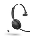 Jabra Evolve2 65 Ms With Stand Hodesett Usb-a Microsoft Teams Mono Svart