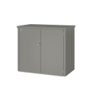 Biohort Alex Duo boks for avfallsbeholder   metallic quartz grå