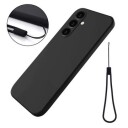 Samsung Galaxy A05s Liquid Silicone Deksel Svart