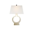Ring Form bordslampa alabaster S