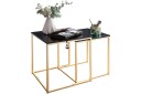 Geancarlo Settbord 48 cm 2 Bord - Svart/Gull