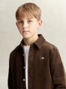 Gant Kids Corduroy Ls Shirt   Brown   176