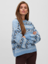 Vero Moda Elin Long Sleeve Pullover Blå XS