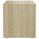 vidaXL TV-benker 4 stk sonoma eik 37x35x37 cm sponplate