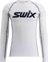 Swix RaceX Classic Long Sleeve M Undertøy Overdel Bright White/Dark Navy XXL