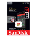 SanDisk Extreme MicroSD/SD-card - 190/90MB - ActionCam - 128GB