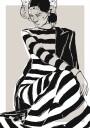 Striped Elegance Plakat / 21x30cm
