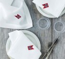 Langkilde & Søn Serviett med norsk flagg
