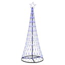  LED juletre med 230 LED Blå 71 x 71 x 184.5 cm Metall