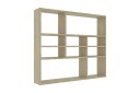Vegghylle sonoma eik 90x16x78 cm sponplate  