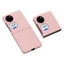 INCOVER Huawei P50 Pocket Hard Plast Deksel m. Gummibelagt Overflate - Rosa