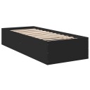  Sengeramme svart 90x190 cm konstruert tre 8721102617027