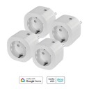 Omajin 4-pakning Smart Plug Hvit - Effektiv Strømstyring