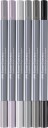 Faber-Castell Goldfaber Aqua Dual Marker 6-sett Shades of grey