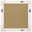 vidaXL Veggspeil barokkstil 60x60 cm hvit