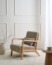 Lenestol Sorsele   Lysebrun beige