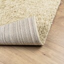 vidaXL Flossteppe med lang luv moderne gull 80x250 cm