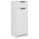 vidaXL Baderomsskap hvit 32x34x90 cm konstruert tre