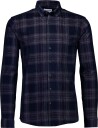 Lindbergh Checked Corduroy Shirt L/S   NAVY   S