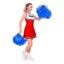 Widmann Cheerleader Kjole Rød Kostyme Large 22393