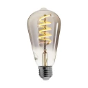 Zigbee E27 Edison Filament ST64 Smokey 2000–4000K 5W