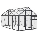 Vidaxl Fuglehus Antrasitt 1.79X4X1.85 M Aluminium