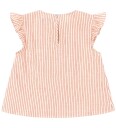 Konges Sløjd Genser - Ellie - Frill - Amour Stripe - Konges Sløjd - 2 år (92) - Genser - Rosa