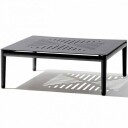 Cane line Conic Sofabord 75X75 cm Lava Grey Aluminium