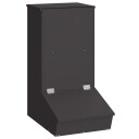 Vidaxl Fôringsautomat For Svin Svart 55 X 38 X 76 cm 20 kg