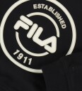 Fila Collegegenser - Avslappet grafikk med børstet mønster m. Lo - Fila - 3-4 år (98-104) - Collegegenser - Svart