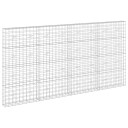 vidaXL Gabion med 5 mm tråd og 10x10 cm mesh 400x20x200 cm