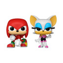Funko POP! Games: Sonic the Hedgehog Vinylfigurer Knuckles & Rouge